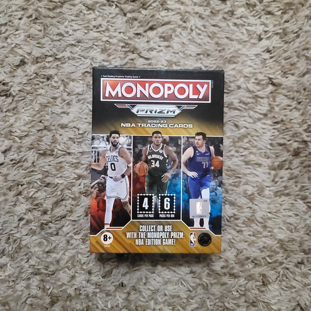 Panini Prizm Monopoly Basketball Box OS Multi 2022-23 NBA Sealed 6 Packs